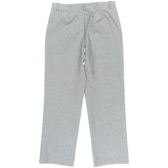 EUC Women's L.L. BEAN Herringbone Lined Straight Leg Trouser | Size 10 Reg. - Picture 3 of 10